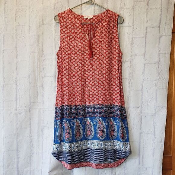 BEACHLUNCHLOUNGE Boho Paisley Sleeveless Dress - Picture 1 of 6